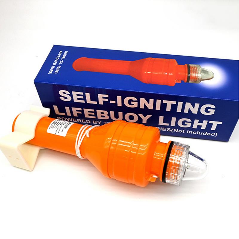 Fishing Boat Navigation Light - Rettungsring-LED-Licht, Bootsfackeln, hohe Sichtbarkeit, blinkende Selbstbeleuchtung,