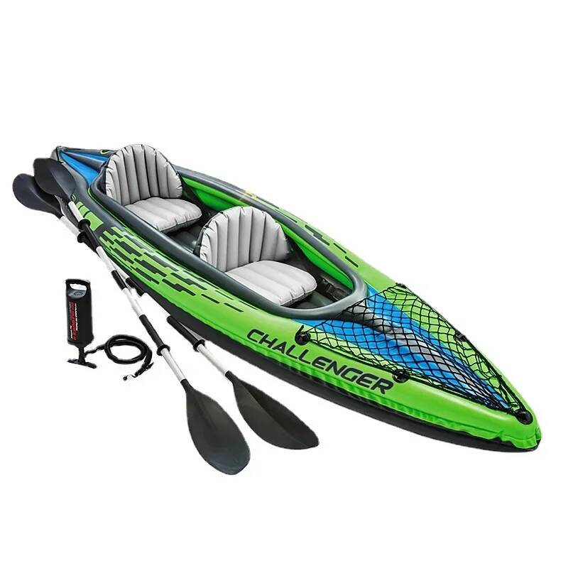 Fishing Boat Seat - 1/2-Personen-Kajak Aufblasbares Schlauchboot Rafting Doppel-Kampfboot Rafting-Kajak