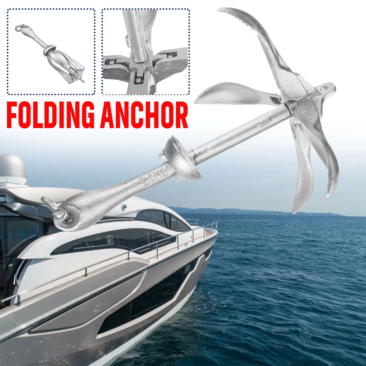 2,5 KG/3,2 KG Für Marine Yacht – Fishing Boat Anchor Bewertung und Preis
