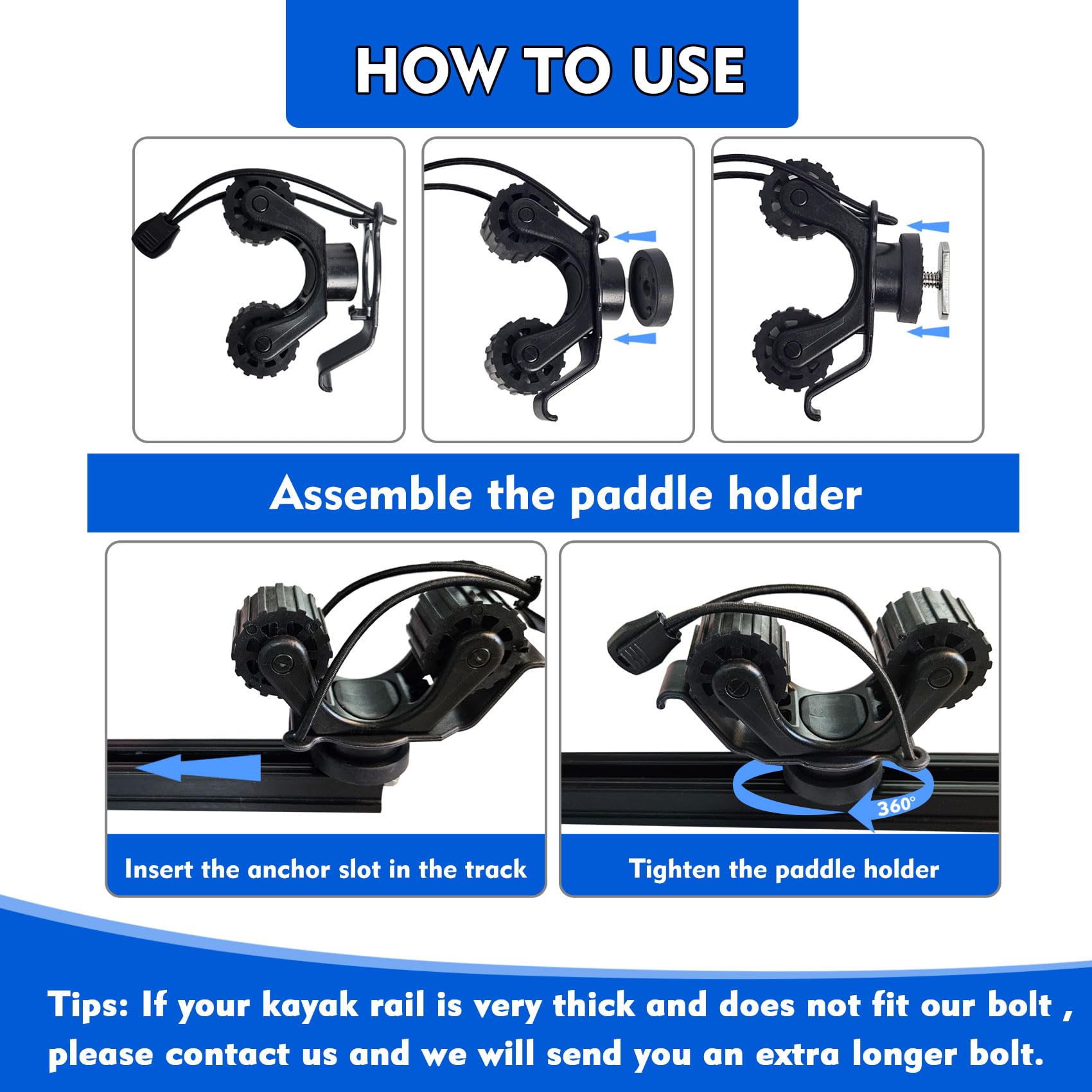 Kajak Rail Paddle Halter Kajak – Fishing Boat Steering Wheel Bewertung und Preis