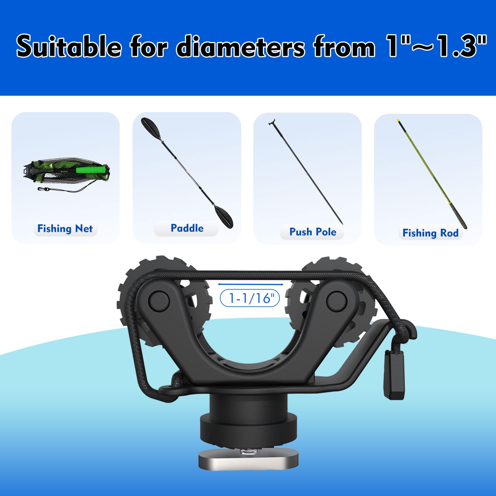 Kajak Rail Paddle Halter Kajak – Fishing Boat Steering Wheel Bewertung und Preis