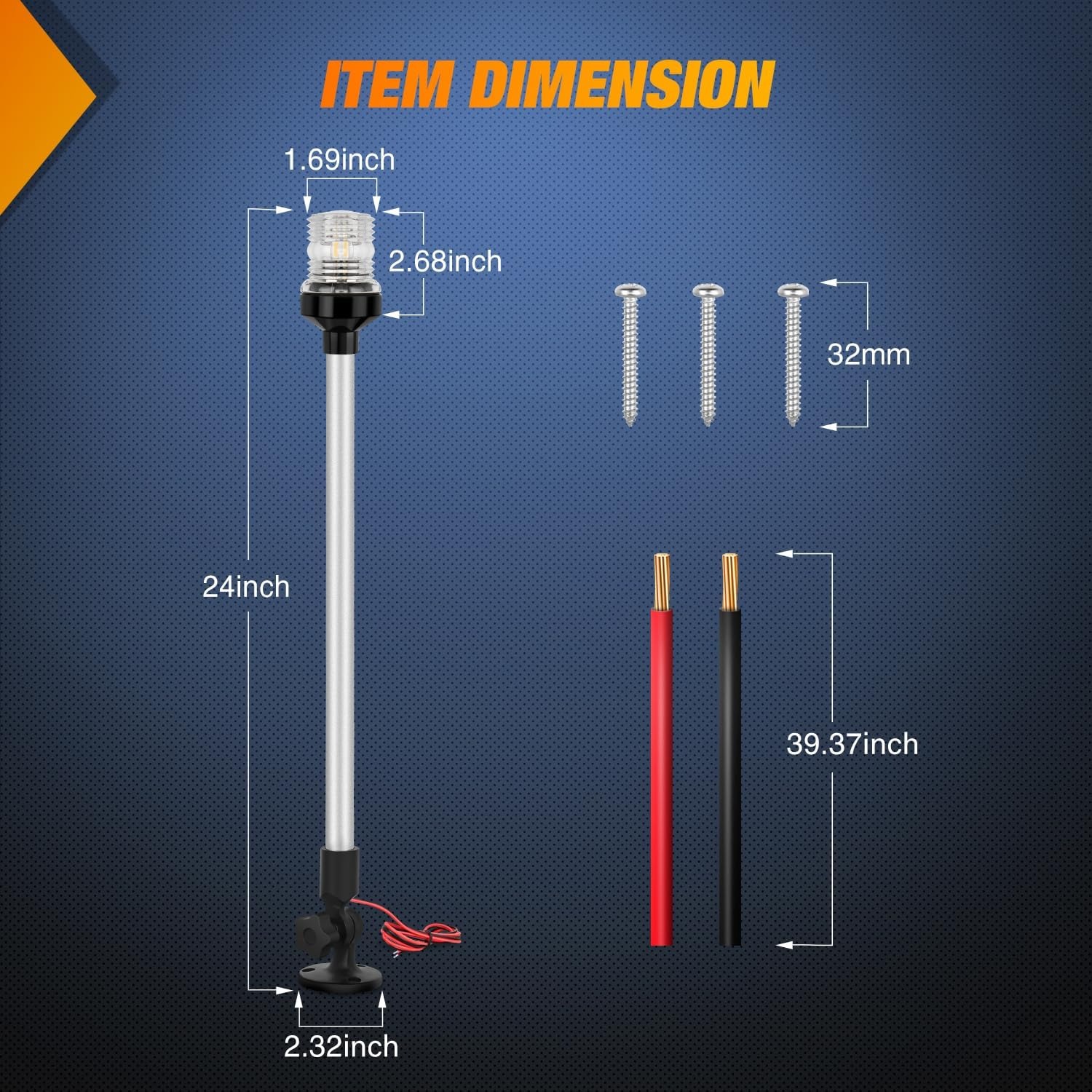Nilight Marine Bootslicht 24 Z – Fishing Boat Anchor Bewertung und Preis