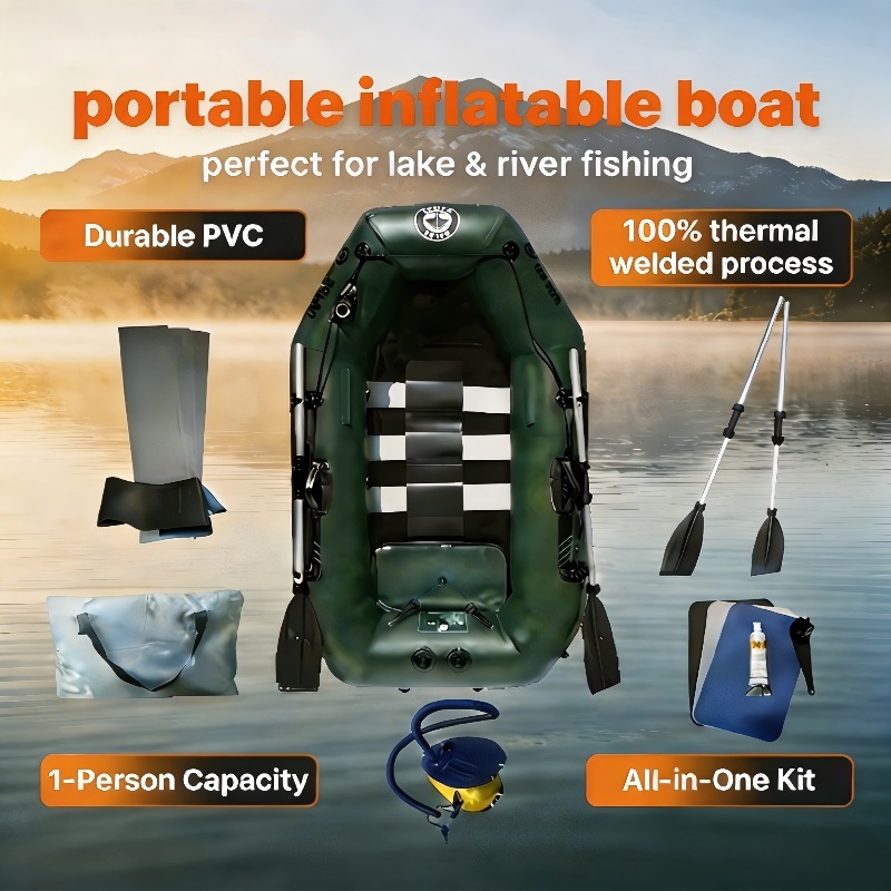 1-Personen-Angelboot Günstiges – Fishing Boat Oar Bewertung und Preis